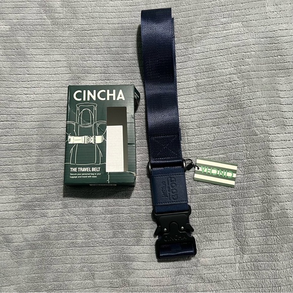 Cincha The Travel Belt For Luggage, Blue, Stylish, Adjustable Strap - Picture 2 of 11